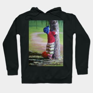 Child hugging a tree Hoodie